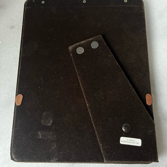 Solid Brass Photo Frame 6.5”x8.5” Vintage for 5”x7” photo.. - Picture 10 of 16